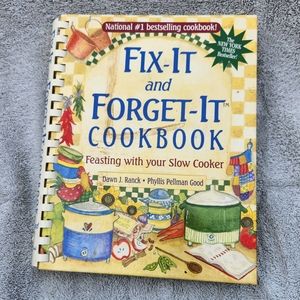 👀 $10 SALE 👀 Vintage 2001 FIX-IT AND FORGET-IT Cookbook